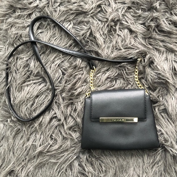 tahari purse black